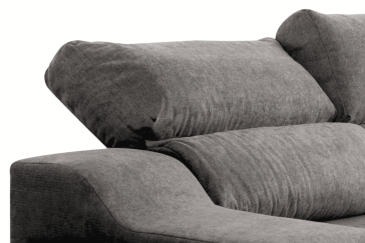 Sofá chaise lounge OSCAR em cinzento escuro ao MELHOR PREÇO