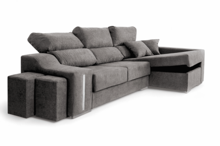 Chaiselongue Derecha OSCAR Gris Oscuro