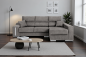 Chaiselongue direito OSCAR cinzento escuro (sNido1)