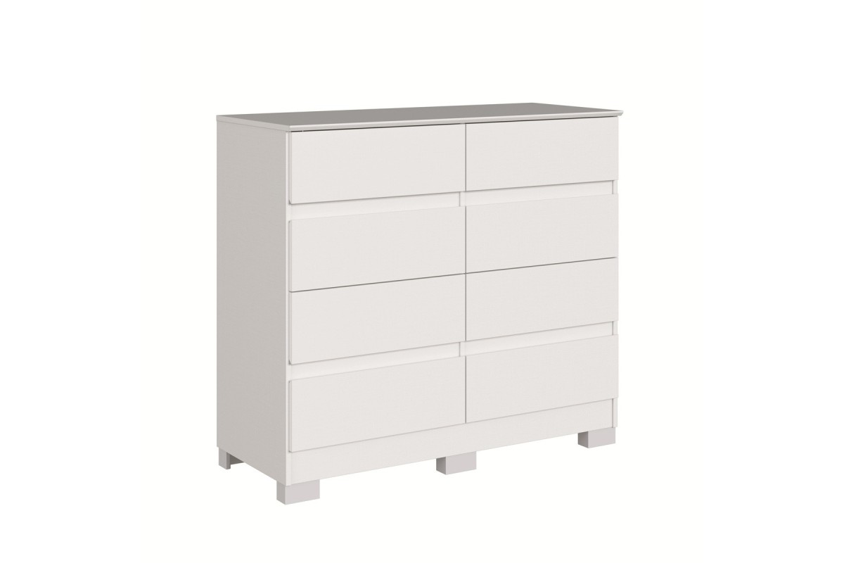 Cómoda LARA 8 Gavetas Branco