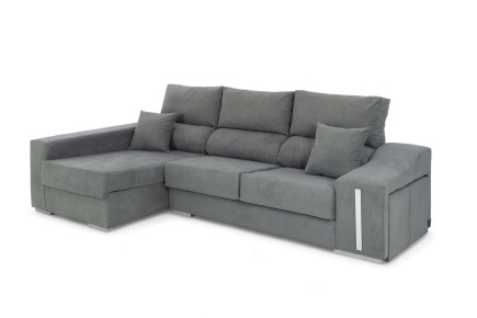 Chaiselongue Izquierda OSCAR Gris Nido