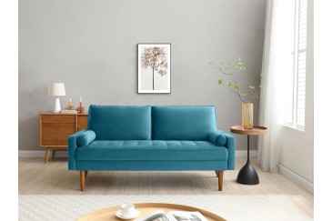 Sofá de 3 Lugares JAZZY Azul