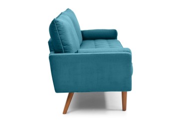 Sofá 3 Lugares JAZZY na cor Azul AO MELHOR PREÇO