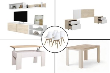 Piso completo 36 - ATLANTA MAIA (Sillas Nordic blancas)