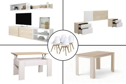 Piso completo 36 - ATLANTA MAIA (Sillas Nordic blancas)