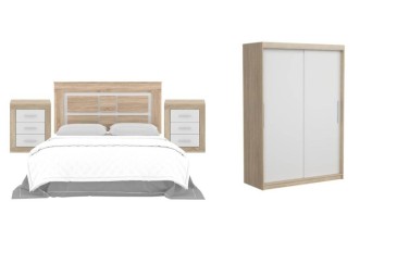 Pack Dormitorio matrimonio KIARA + Armario correderas al mejor precio