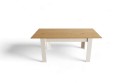 Mesa comedor extensible LUX Blanco y Roble Artisan