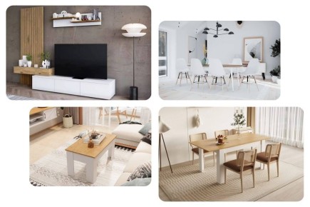 Pack muebles de salón completo - DAPHNE LUX al mejor precio de internet