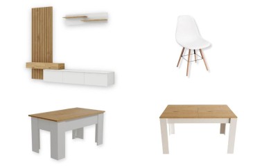 Pack muebles de salón DAPHNE LUX