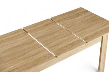 Mesa de sala de jantar extensível 140 - 190 cm na cor Carvalho Cambrian