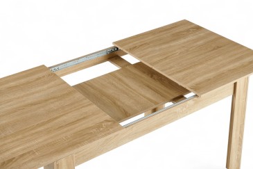 Mesa de salón - comedor extensible 140 - 190 cm en color Roble Cambrian