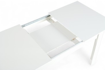 Mesa de sala de jantar extensível 140 - 190 cm na cor Branca