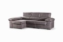Sofá chaiselongue NAPOLI REVERSÍVEL Cinzento