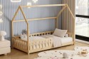 Pack Cama Cabaña POOH Roble Natural + Colchón 90x190