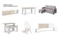 Piso completo 30 - ATLANTA PIMS COUPLE (CH Gris, Pack Mesa y Sillas Blancas)