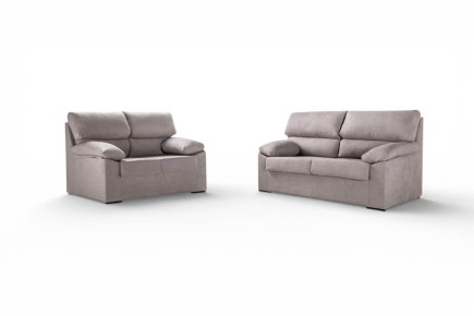 Conjunto de Sofás 3+2 Plazas RUBEN Gris | Atrapamuebles