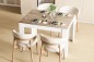 Mesa comedor Fija LAR Blanco Roble Cambrian Mesa comedor Fija LAR Blanco Roble Cambrian