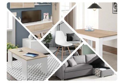 Pack muebles de salón Lisboa Mediterráneo | Atrapamuebles