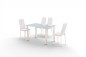 Apartamento completo 9 - COUPLE (Pack Mesa de vidro + 4 cadeiras Yuri brancas)