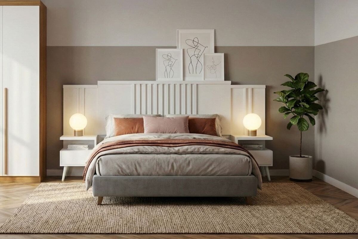Dormitorio matrimonio FIORE Blanco Dormitorio matrimonio FIORE Blanco