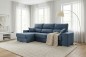Chaise Longue ARLEEN Azul Reversível Chaise Longue ARLEEN Azul Reversível