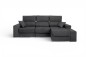 Chaise Longue ARLEEN Cinzento Reversível Chaise Longue ARLEEN Cinzento Reversível