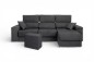 Chaiselongue ARLEEN Gris Reversible Chaiselongue ARLEEN Gris Reversible