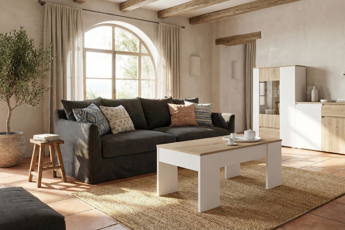 Mesa centro Elevable Mediterraneo