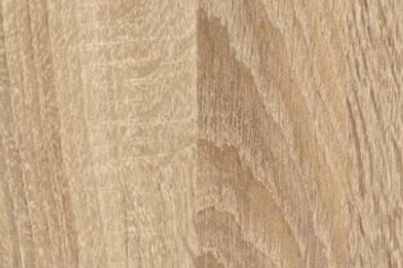 Cabeceira de cama de casal + 2 mesas de cabeceira em carvalho canadiano e Artik branco