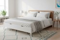 Pack Cama com arrumação PARIS 150 (Branco) + Colchão MILAN 150