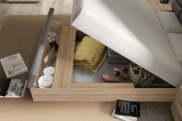 Dormitorio INVESKO elegante en Roble Riviera | Atrapamuebles