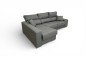 Chaise longue Esquerda OSCAR Cinzento Mesclado Chaise longue Esquerda OSCAR Cinzento Mesclado