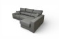 Chaise Longue Direita OSCAR Cinzento Jaspeado