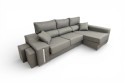 Chaiselongue Derecha OSCAR Gris Jaspeado