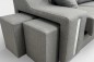 Chaiselongue Derecha OSCAR Gris Jaspeado