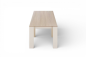 Mesa de jantar extensível LUX em Branco e Carvalho Natural Mesa de jantar extensível LUX em Branco e Carvalho Natural