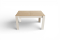 Mesa de jantar extensível LUX em Branco e Carvalho Natural Mesa de jantar extensível LUX em Branco e Carvalho Natural