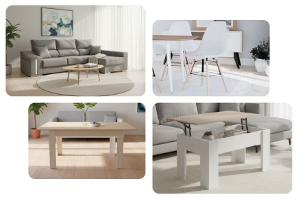 Pack Muebles de Salón Tuscany Oscar Derecha Gris