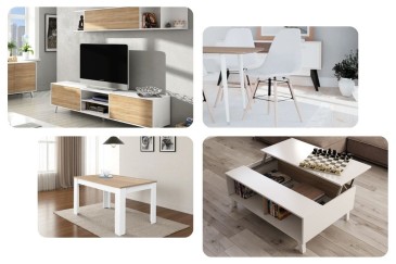 Pack Muebles de Salón ZAIKEN 180 cm ancho | Atrapamuebles