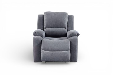 Sillón Relax DEXTER Gris oscuro, cómodo y elegante