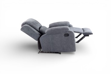 Cadeirão Relax estofado em cinzento ao MELHOR PREÇO