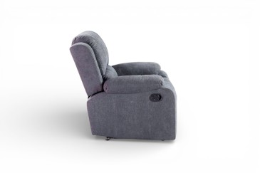 Cadeirão Relax estofado em cinzento ao MELHOR PREÇO