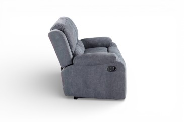 Sofá Relax estofado em cinzento ao MELHOR PREÇO
