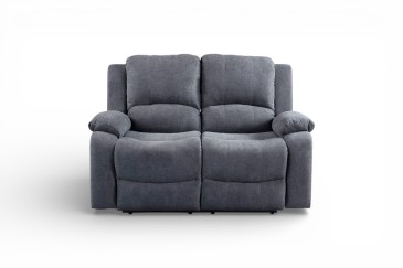 Sofá Relax 2 Plazas DEXTER Gris Oscuro | Atrapamuebles