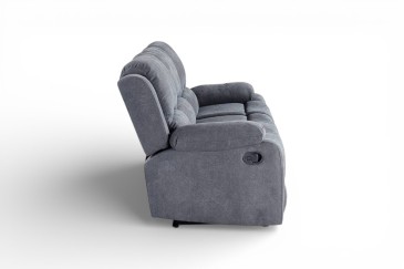 Sofá Relax 3 Plazas DEXTER Gris Oscuro | Atrapamuebles