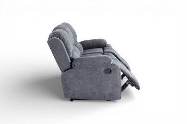 Sofá Relax 3 Plazas DEXTER Gris Oscuro | Atrapamuebles