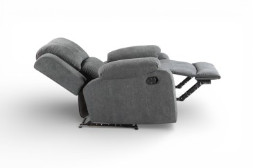 Sillón Relax BISHOP Gris Oscuro reclinable | Atrapamuebles