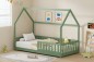 Pack Cama Cabaña POOH Verde + Colchón 90x190