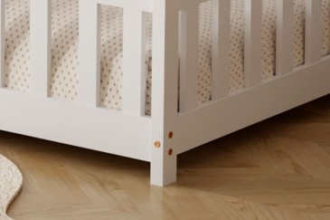 Pack Cama Cabaña Blanca + Colchón 90x190 cm | Atrapamuebles