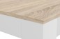 Mesa de jantar extensível ASTRID Carvalho e branco
